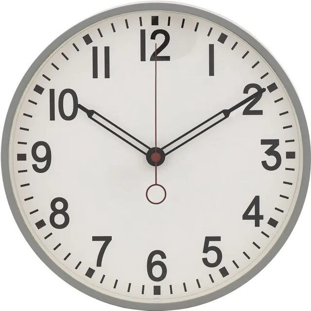 Atmosphera Wandklok CORY, Ø 29 cm Grijs