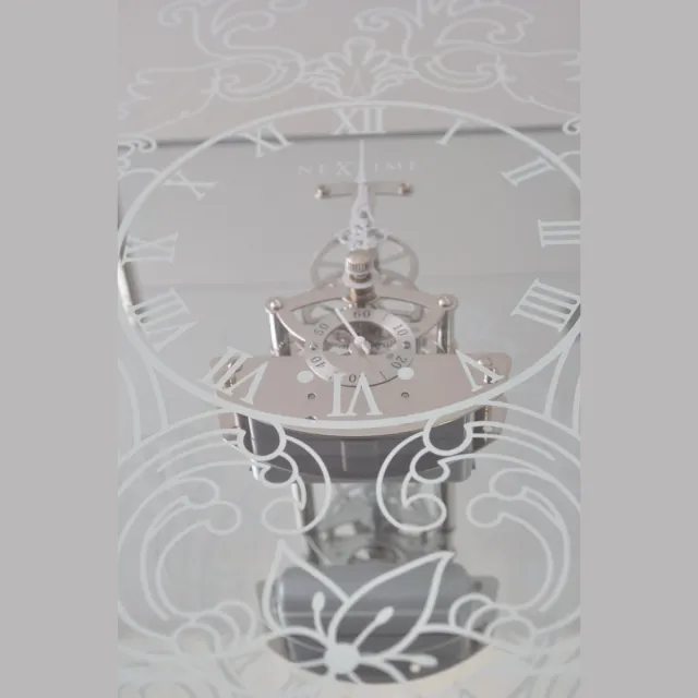NeXtime wand of tafelklok Fantome glas Helder