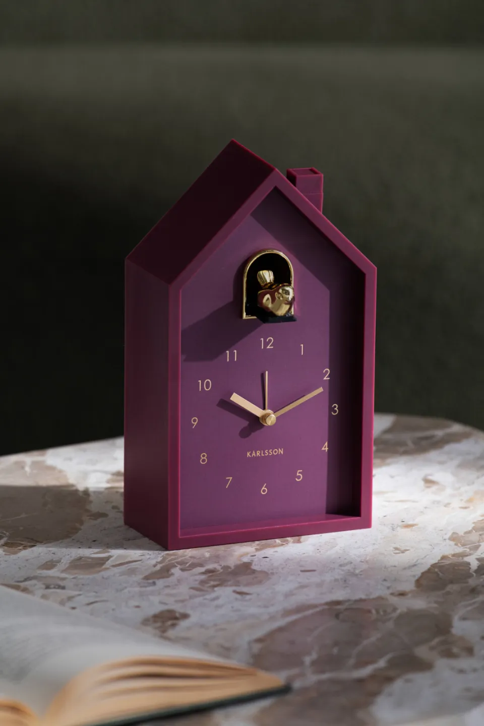 Karlsson Modern Cuckoo wekker paars, foto 3