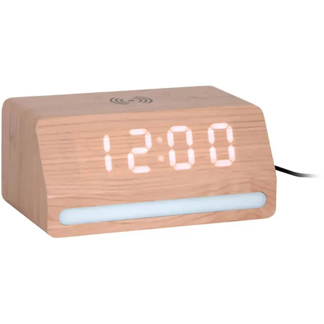 Karlsson Wekker Retro - Lichtbruin - 10x16.5x7.5cm - Modern - Wekker voor slaapkamer - Wekkers Naturel