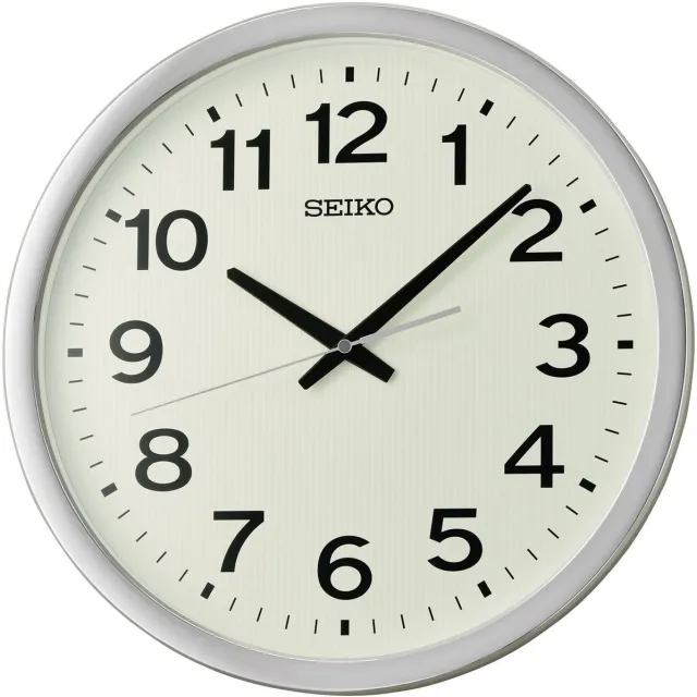 Seiko QXA799S Wandklok Zilverkleurig