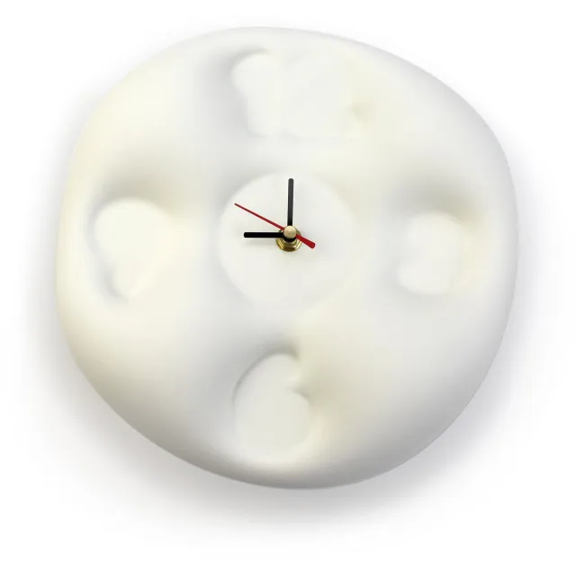 Ikonic Design Klok - Bubble Clock Wit - Teun Zwets