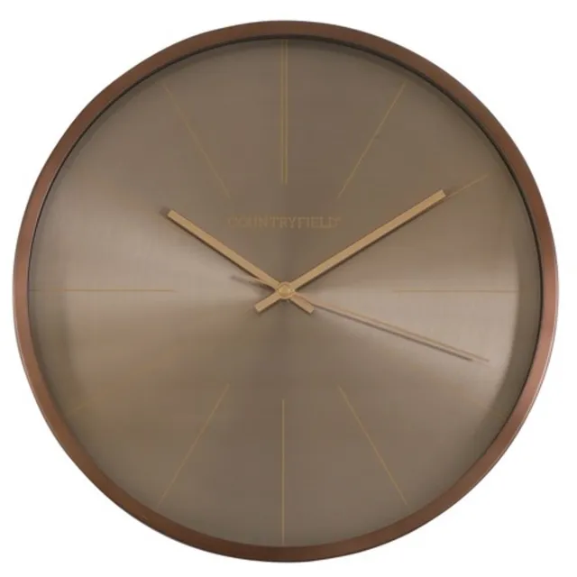Countryfield wandklok-Copper S Brons-35 cm doorsnee