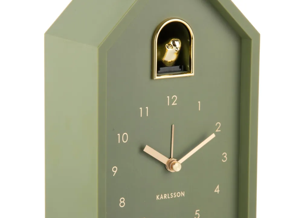 Karlsson Modern Cuckoo wekker groen, foto 3