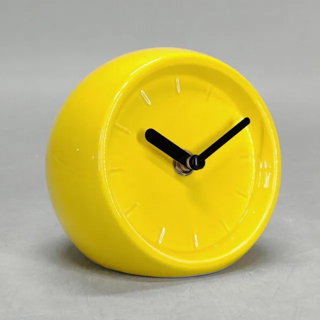 homebound by ky Tafelmodel klok Mellow Lemon Geel