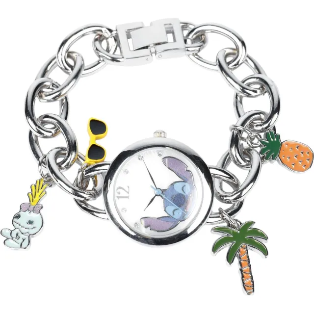 Disney Lilo & Stitch Stitch Charms Unisex Polshorloges - meerkleurig - Standard multicolor
