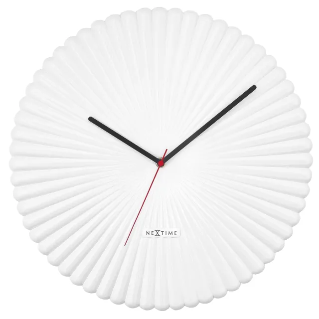 NeXtime Clocks Nextime wandklok 40 cm Mousse - White Wit