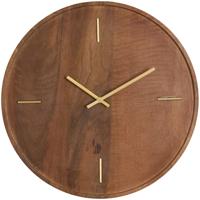 Light & Living klok Veti beige Bruin