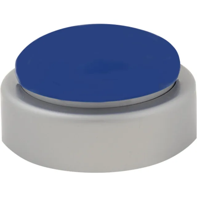 SenseWorks Sprekende klok - wekker - SenseWorks - Nederlandssprekend Drukknop Klok blauw/zilver