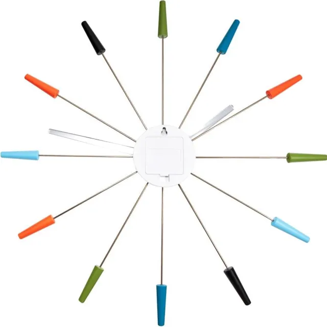 NeXtime NE-2610VI Wandklok 58 cm RVS Plug Inn Neutraal