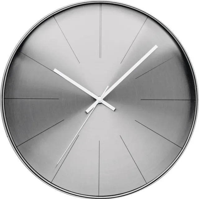Technoline WT2410 WANDKLOK - zilverkleur - XL - 39 cm