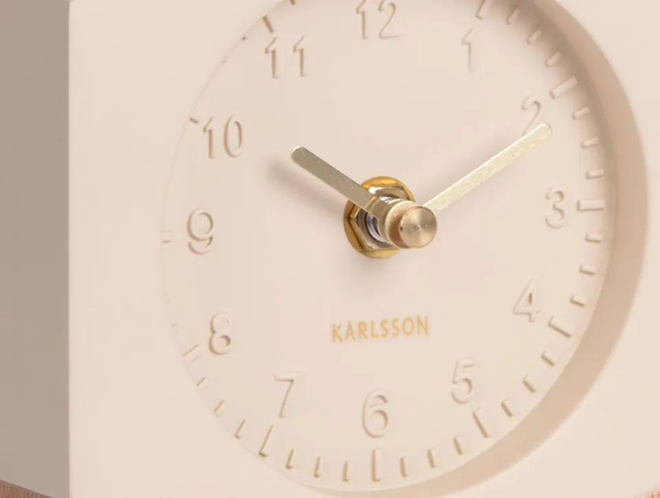 Karlsson Paris tafelklok gebrokenwit, foto 4