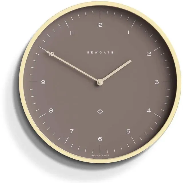 Bennies Fifties Newgate Wandklok Mr Clarke - 40cm - bruin Licht multiplex & bruin