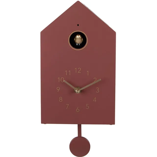Gabriël Koekoeksklok 16x9x25 cm Roze Kunststof