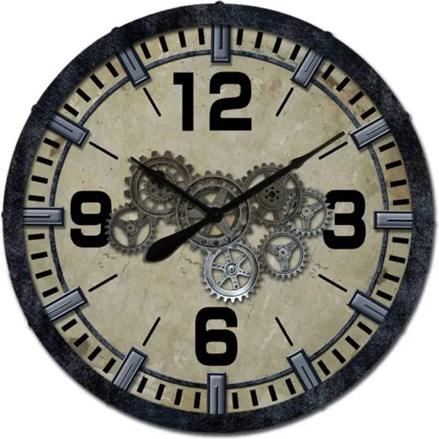Mansion Gear Clock 4 Digit Marks 72*8,5cm