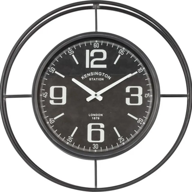 Countryfield Wandklok Newt zwart/zwart