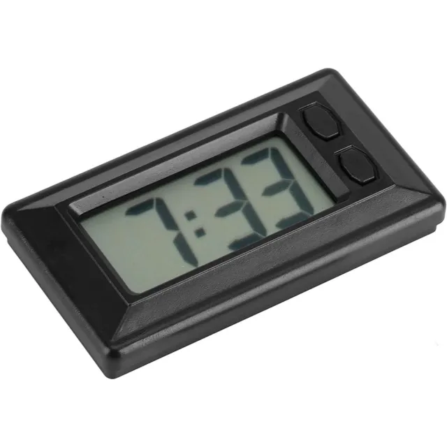 longziming Mini Digitale Klok - Compacte LCD Timer - Waterdicht En Schokbestendig - Hoogwaardige Kunststof - Leesbaar Grote Cijfers - Ideaal Voor Examen En Kantoor - 1 Stuk Zwart