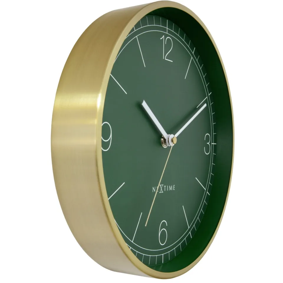 NeXtime Clocks NeXtime Bolero wandklok 25 cm in 4 kleuren - Green, foto 6