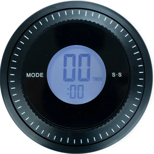 Balvi Combi Keukentimer met Alarm & Magneet - Zwart