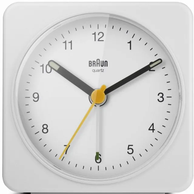 Braun BC03W - Wekker - Analoog - Wit
