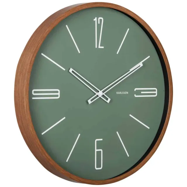 Karlsson Wandklok Marcado Large - Jungle groen - Ø50.8cm - Wandklok Modern