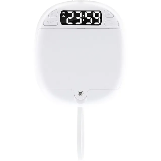 Inf Trilwekker met snooze-functie wit