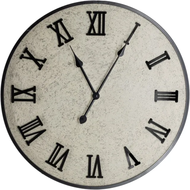 homebound by ky Wandklok metaal 60cm off-white Beige