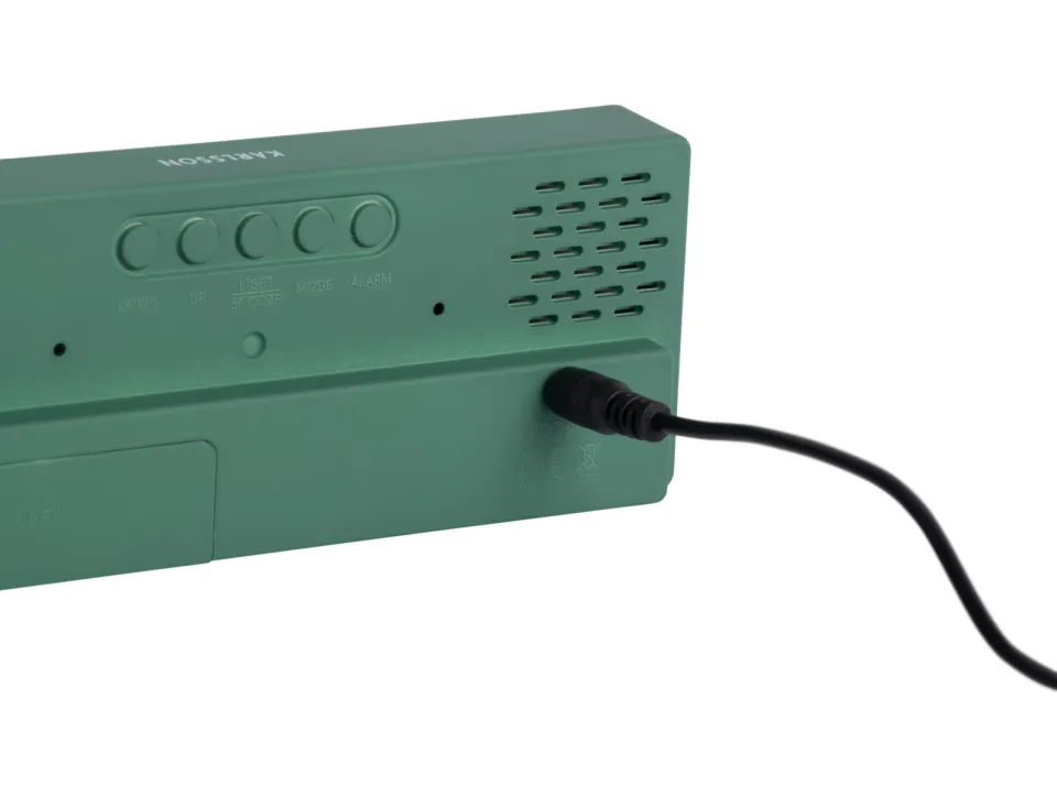 Karlsson Flat LED wekker jungle groen, foto 4