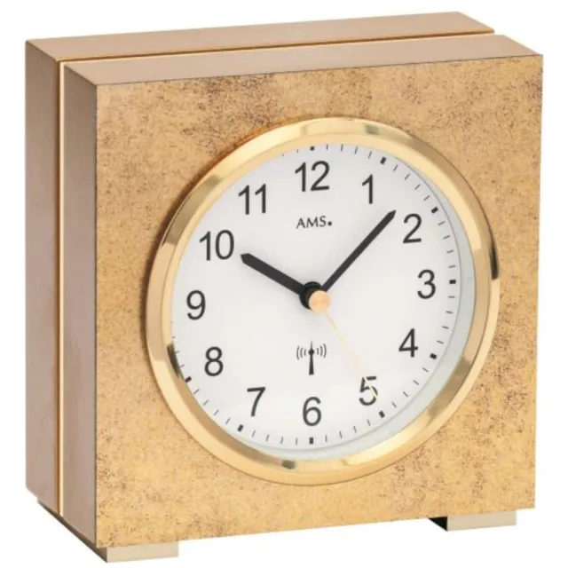 AMS Tafelklokken radiogestuurd AMS - 5153 goud