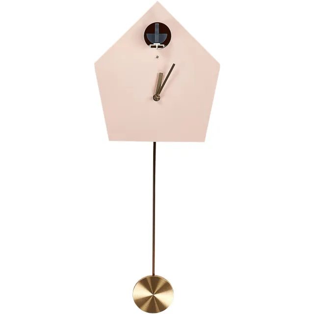 Beliani ARBAZ - Wandklok - Roze - MDF