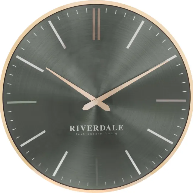 Riverdale Klok Riverdale Milena - Wandklok - 40cm - green - groen