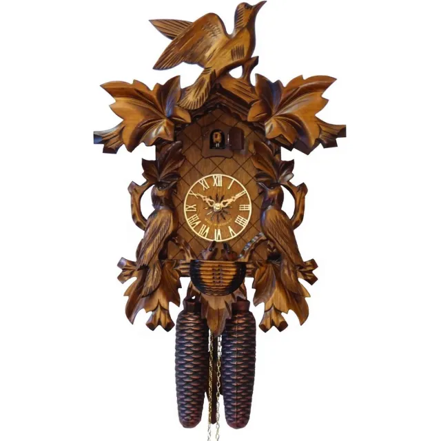 Engstler 634/8 - Koekoeksklok - 8-daags kettinguurwerk bruin