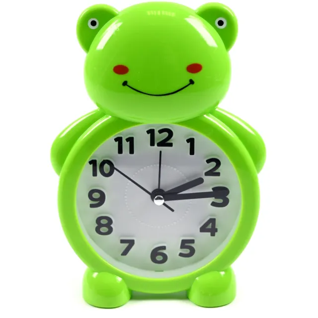 MIDEX Groene Kikker Wekker voor Kinderen - Luid Alarm, Leuk Cadeau