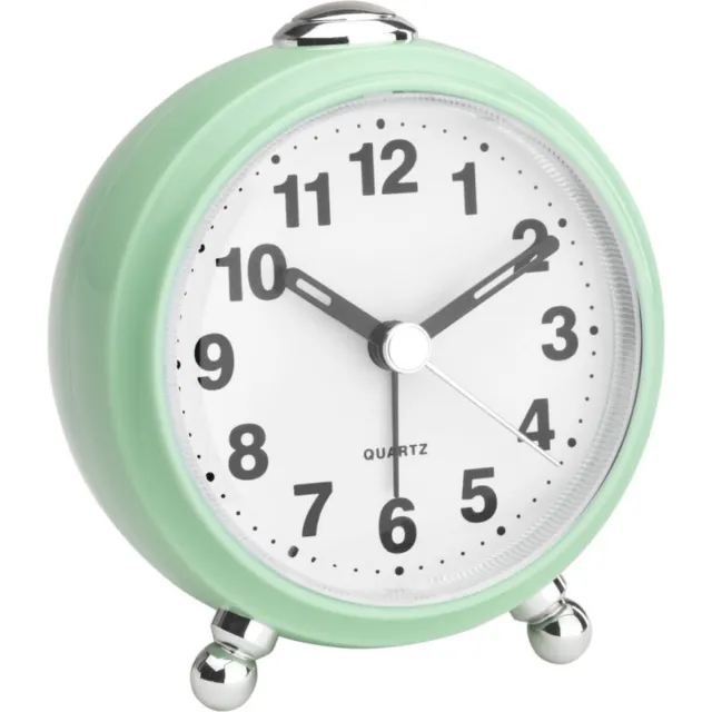 TFA Dostmann 60.1030.04 - Wekker - Analoog - Retro-look Stil uurwerk - Snooze - Achtergrondverlichting - Kunststof - Groen