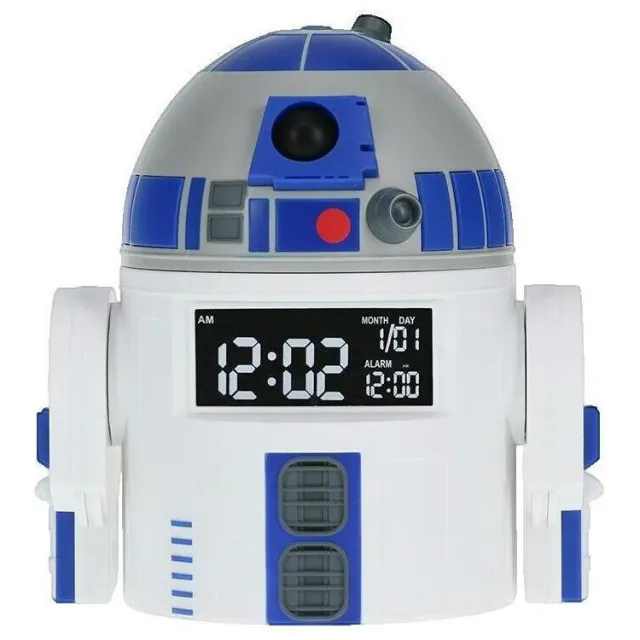 PALADONE Klokken Paladone Réveil R2-D2 avec sons emblématiques Blauw