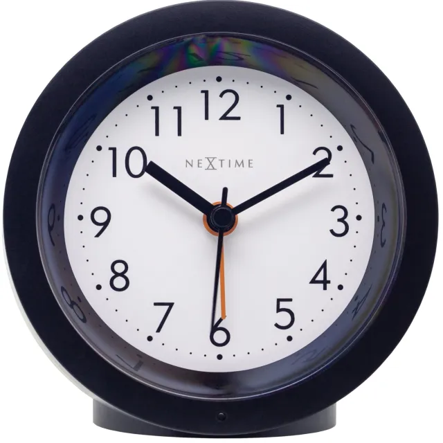 Nextime Circle Tafelwekker zwart Ø10,5 cm