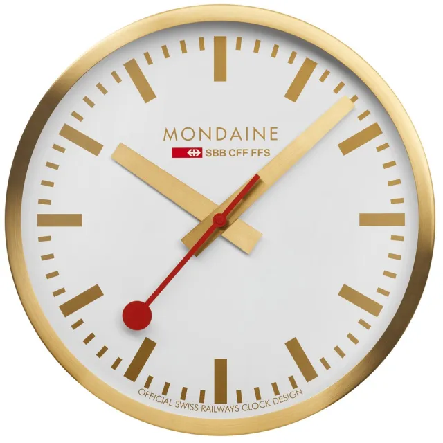Mondaine M990.CLOCK.18SBG Clock goudkleurig
