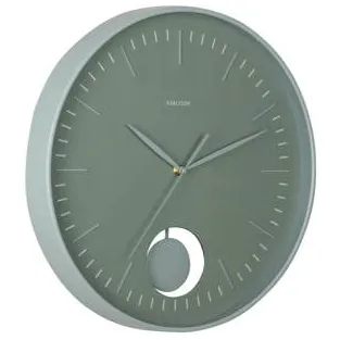Karlsson Grato Pendulum wandklok jungle groen, foto 3