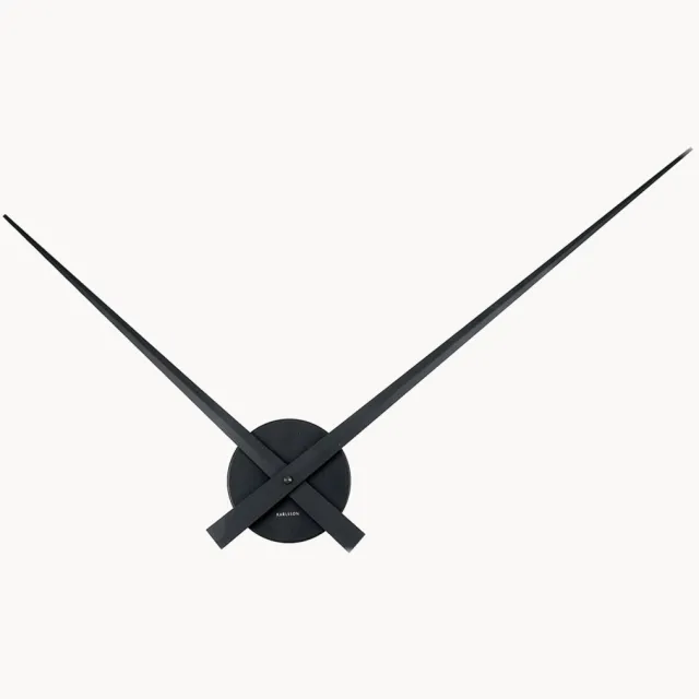 Karlsson Wandklok Little Big Time Zwart