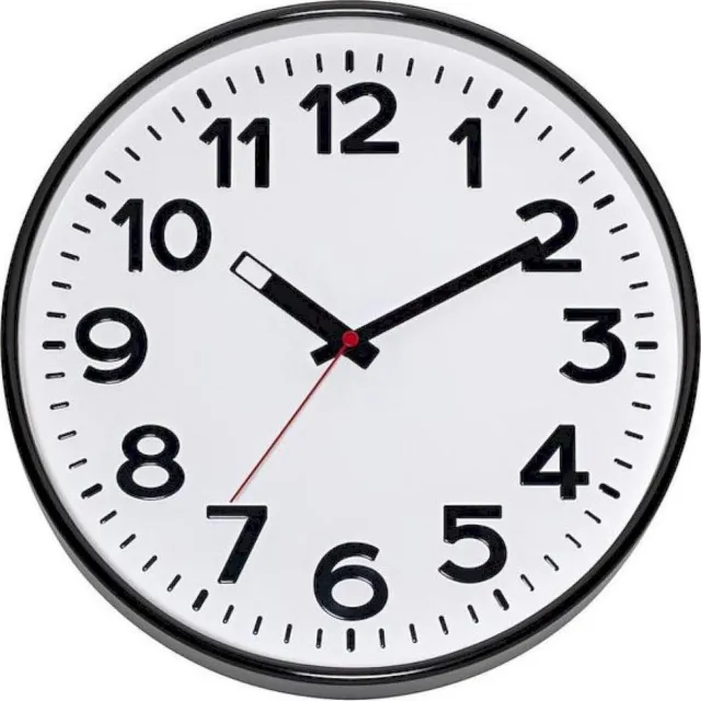 EUROTIME Wandklok Eurotime - 82320 Zwart