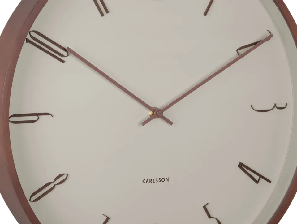 Karlsson Scandia wandklok beige, foto 4