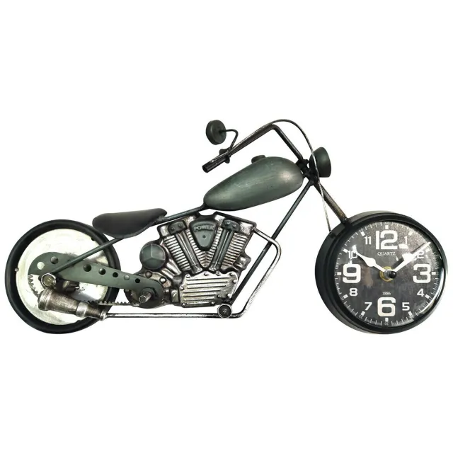 Signes Grimalt motorfiets wandklok grijs