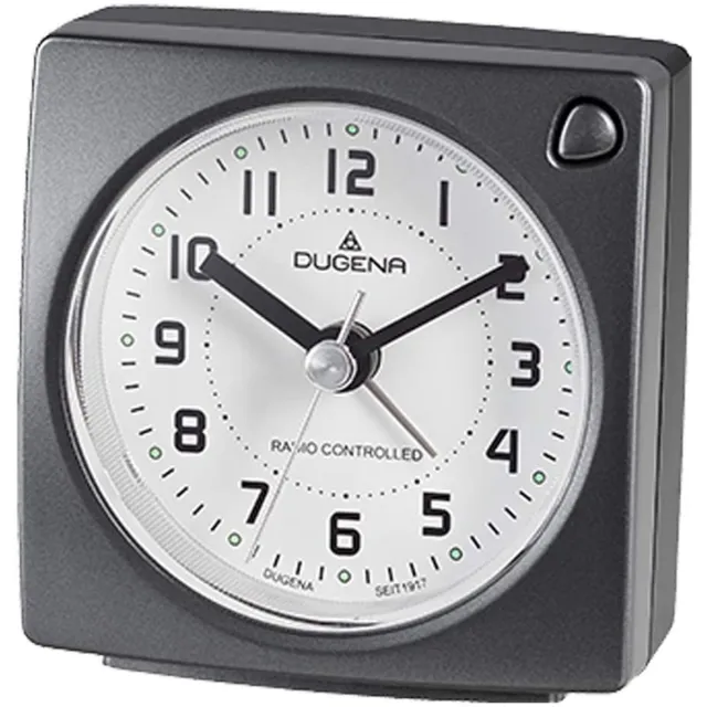 Dugena 4460942 - Wekker - Radiogestuurd Zwart
