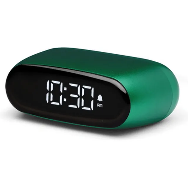 Lexon Design MINUT Pocket Size Alarm Clock - Dark Green