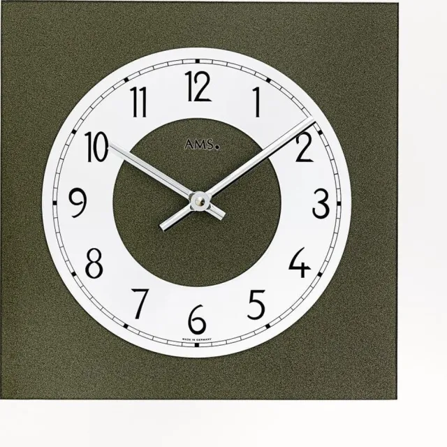 AMS wandklok 9683 Anthrazit