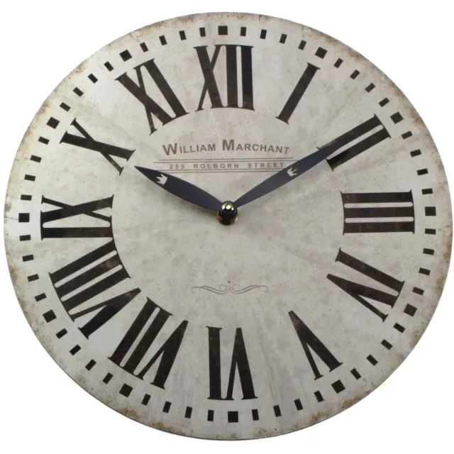 Selva Retro wandklok William Marchant Leer