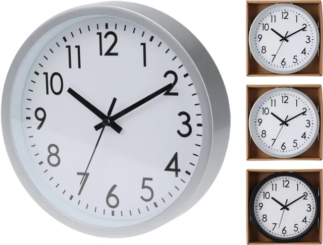 Koopman Wandklok educatief speelgoed multicolor karton 20cm. Meerkleurig