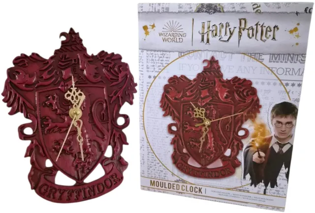 Harry Potter moulded klok wandklok Gryffindor