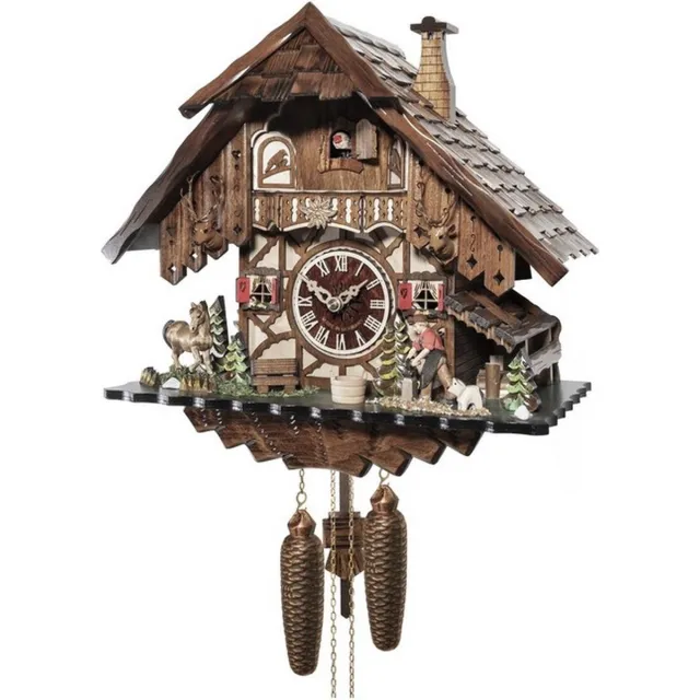 Engstler 48718/8 - Koekoeksklok - 8-daags kettinguurwerk meerkleurig