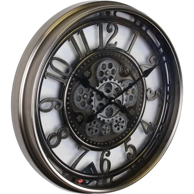 Goods Radar klok 54,5 cm landelijke uitstraling Messing